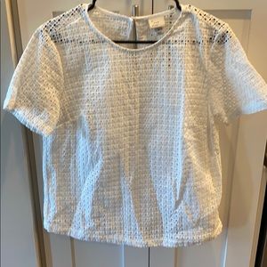White Top checkered lace